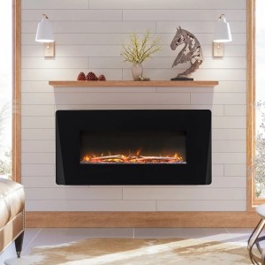 Kominek elektryczny ŚCIENNY EWT Dimplex Optiflame Winslow 36" LED - 91cm + Głośnik GRATIS - kosmaj24.pl
