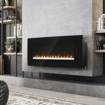 Kominek elektryczny ŚCIENNY EWT Dimplex Optiflame Winslow 42" LED - 106cm + Głośnik GRATIS - kosmaj24.pl