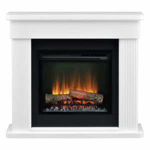 Kominek elektryczny EWT Dimplex Optiflame Portland Biały 23" XHD LED - DODATKOWY RABAT + Głośnik i WYSYŁKA GRATIS - kosmaj24.pl