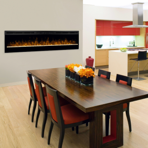 Kominek elektryczny ŚCIENNY EWT Dimplex Optiflame Prism 74" ECO LED - 188 cm - DODATKOWY RABAT + Głośnik  i WYSYŁKA GRATIS - kosmaj24.pl