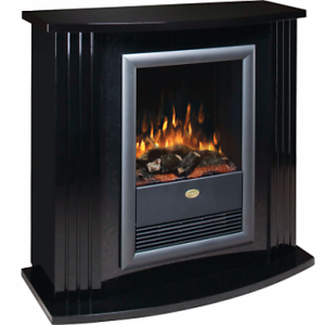 Kominek elektryczny EWT Dimplex Optiflame Mozart LED CZARNY + Głośnik GRATIS - kosmaj24.pl