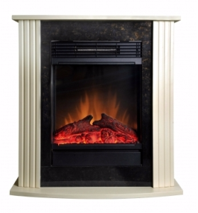 Kominek elektryczny EWT Dimplex Optiflame Mini Mozart ECO LED BIAŁY Piaskowiec + Głośnik GRATIS - kosmaj24.pl