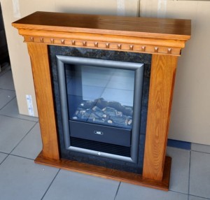 Kominek elektryczny EWT Dimplex Optiflame Hartford DĄB + Głośnik GRATIS - kosmaj24.pl